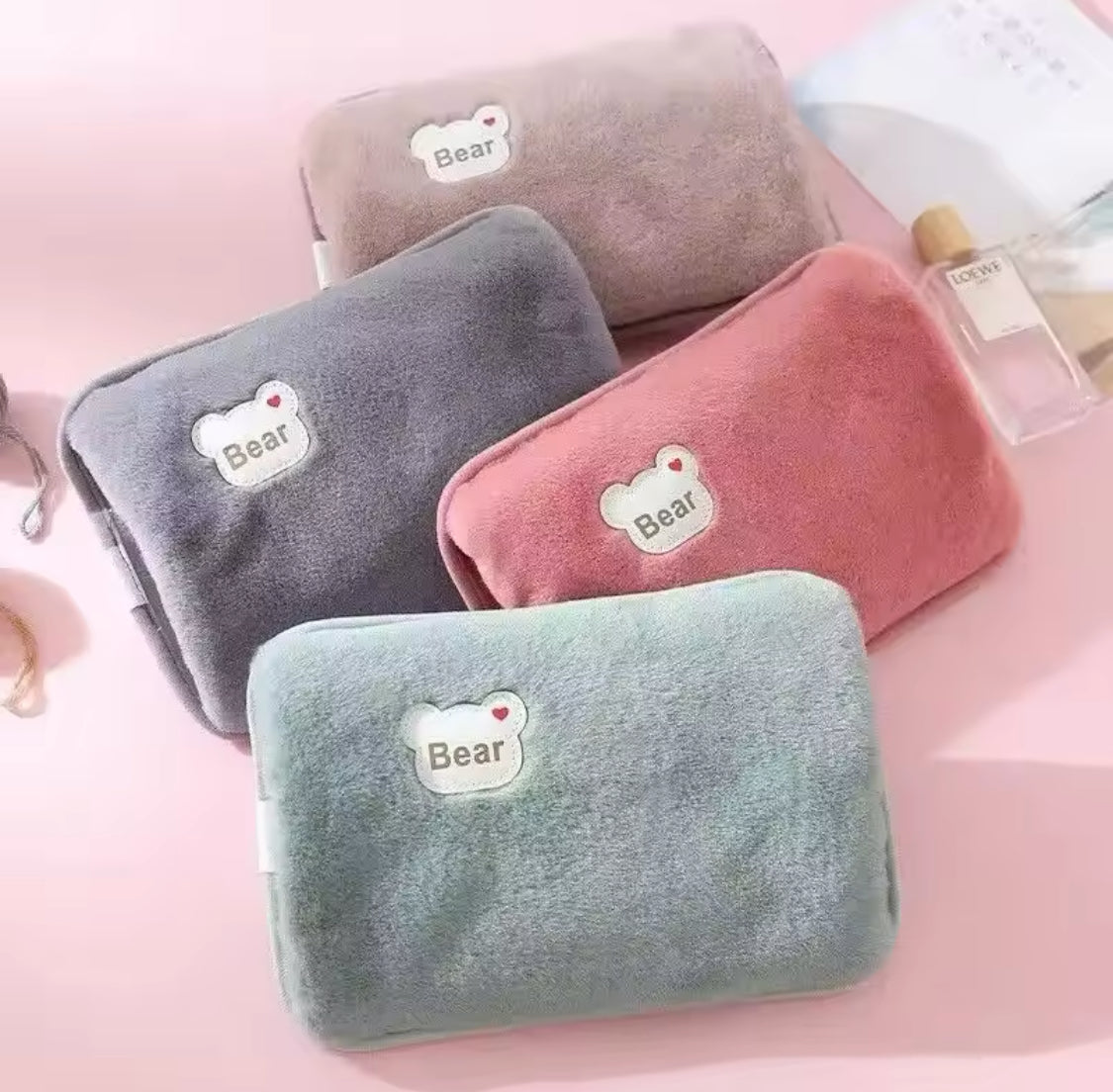Reusable Plush Hot Water Bottle, Rechargeable Electric Hot Water Bag, Portable Hot Stove Hand Water Bag Reusable Plush Hot Water Bottle, Rechargeable Electric Hot Water Bag, Portable Hot Stove Hand Water Bag